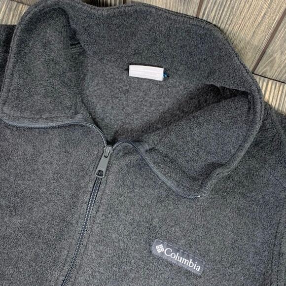 Columbia Men Fleece Vest Bodywarmer Lightweight Layering Sz 3XT Gray - Picture 2 of 8